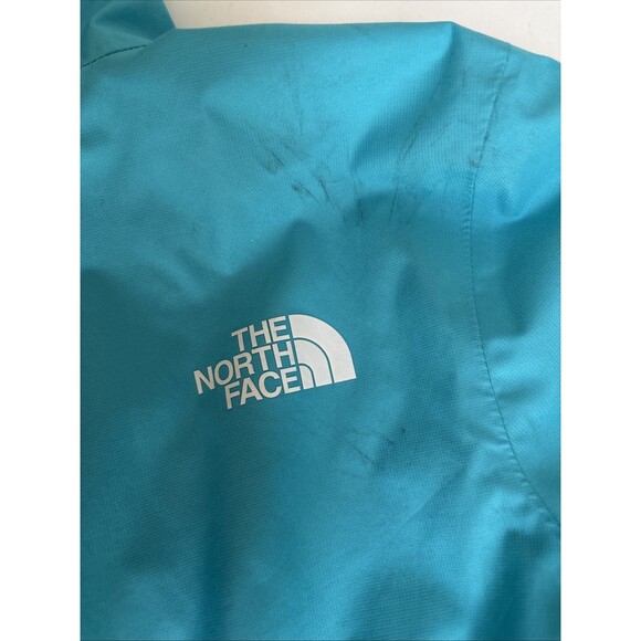 Girls The North Face Dryvent Aqua Zip Hooded Rain Wind Jacket Size 7/8 - Picture 10 of 13